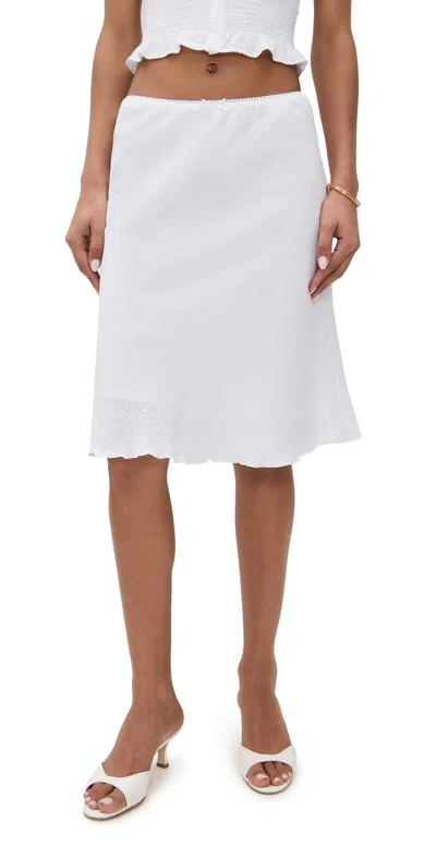 Guizio Paloma Skirt White