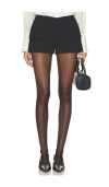 Guizio Patch Pocket Short In Black