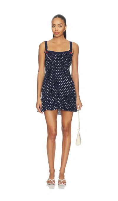 Guizio Penelope Plisse Dress In Multi