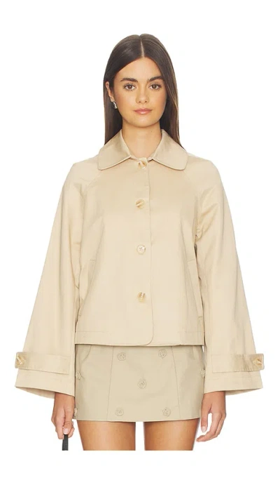 Guizio Romeo Trench In Gold