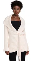 GUIZIO TULLIA SLOUCHY CARDIGAN IVORY