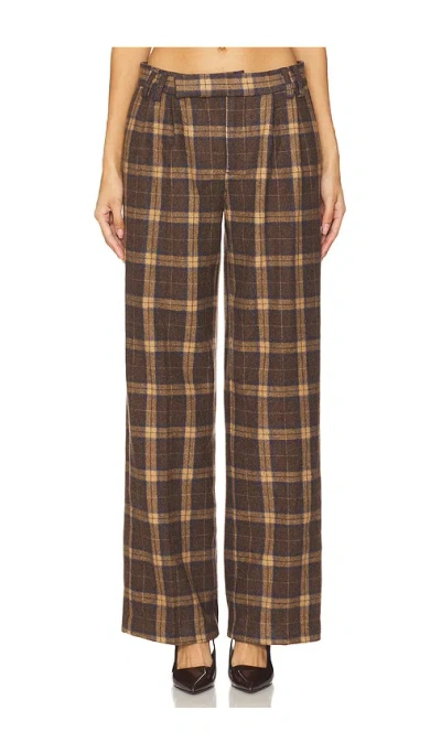 Guizio Willow Tartan Pant In Multi
