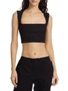 Guizio Women's Celestial Stretch Top In Black