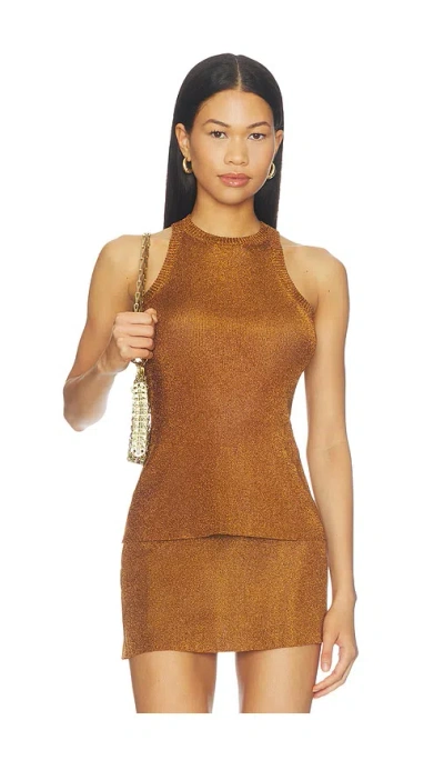 Guizio X Revolve Millie Top In Brown