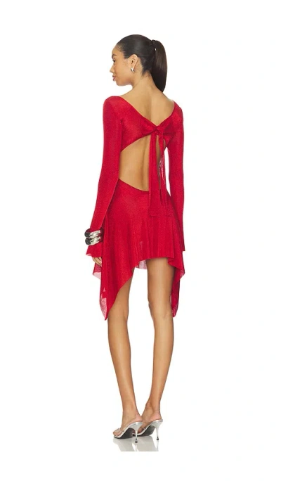 Guizio X Revolve Rose Dress In Red