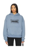 Guizio X Revolve X Le Sserafim Hearts Graphic Pull Over Hoodie In Blue