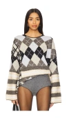 Guizio Zuri Sweater In Black Multi