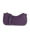 Gum Design Woman Cross-body Bag Purple Size - Recycled Pvc