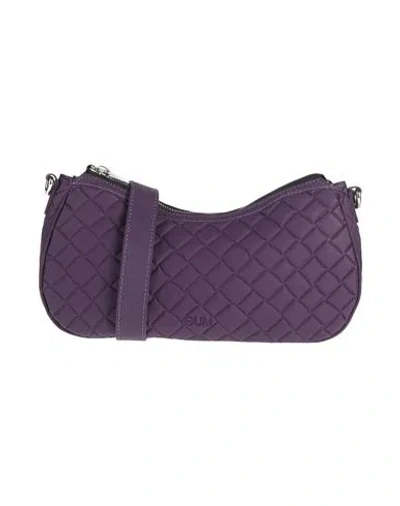 Gum Design Woman Cross-body Bag Purple Size - Recycled Pvc