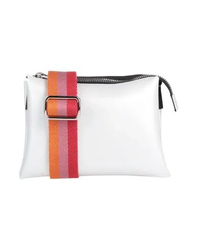 Gum Design Woman Cross-body Bag White Size - Rubber