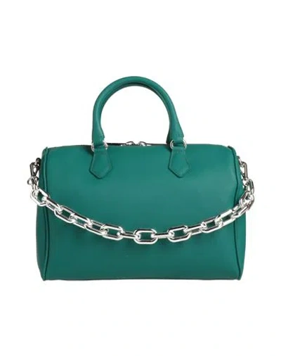 Gum Design Woman Handbag Emerald Green Size - Recycled Pvc