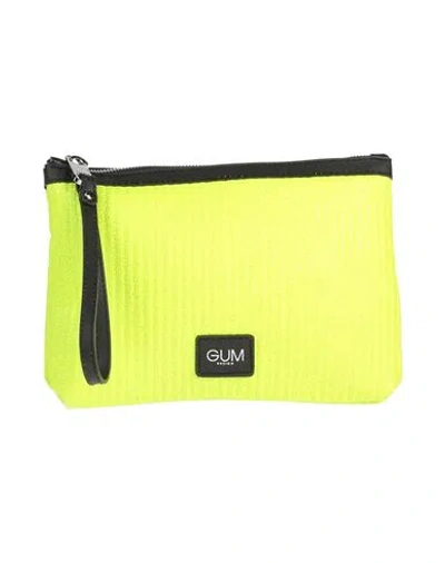 Gum Design Woman Handbag Light Yellow Size - Textile Fibers In Gray
