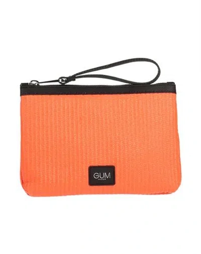 Gum Design Woman Handbag Orange Size - Textile Fibers In Black