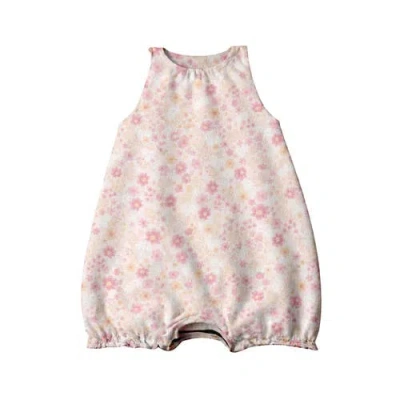 Gunamuna Babies'  Bubble Romper In Pink