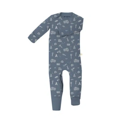 Gunamuna Babies'  Convertible Pajama In Blue