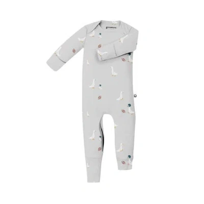 Gunamuna Babies'  Convertible Pajama In Gray