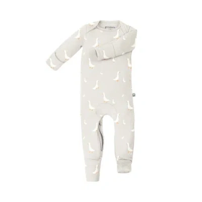 Gunamuna Babies'  Convertible Pajama In Gray