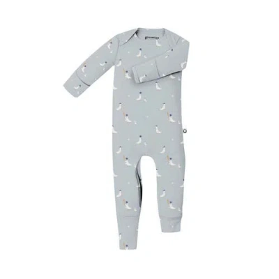 Gunamuna Babies'  Convertible Pj In Gray