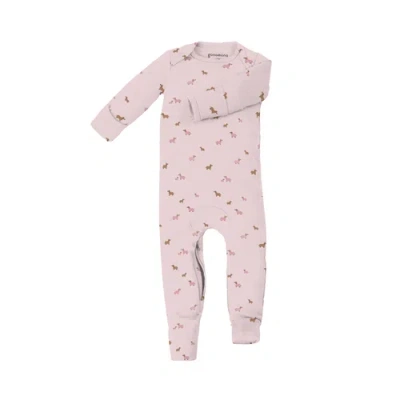 Gunamuna Babies'  Convertible Pj In Pink