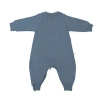 Gunamuna Babies'  Cotton Jumpsuit In Purple