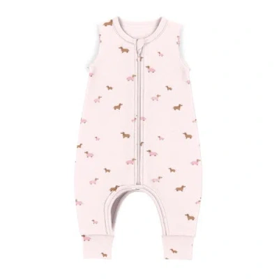 Gunamuna Kids'  Footie Sleep Bag, 1.0 Tog In Girl Dog