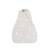 Gunamuna Sleeveless Transitional Swaddle Sleep Bag, 1.0 Tog In White