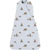 Gunamuna Swaddle Sleep Bag, 1.0 Tog In Blue
