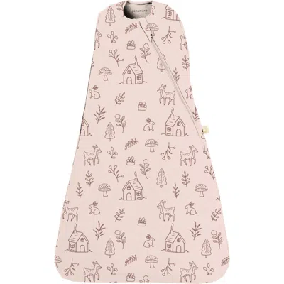 Gunamuna Swaddle Sleep Bag, 1.0 Tog In Pink
