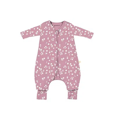 Gunamuna Unisex Baby Long Sleeve Footie Sleep Bag Duvet 2.5 Tog - Baby In Pink