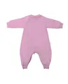 Gunamuna Unisex Fleece Jumpuit - Baby In Pink