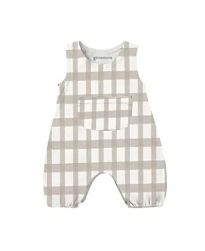 Gunamuna Unisex Pocket Romper - Baby In Gray