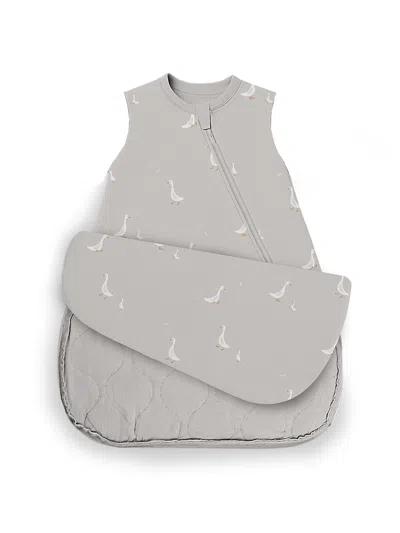 Gunamuna Unisex Transitional Swaddle, 0.5 Tog - Baby In Gray