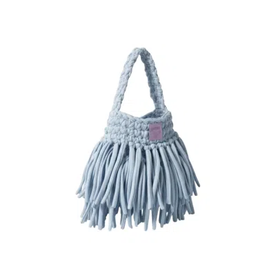 Gunes Swim Women's Blue Cloud Fringe Bag