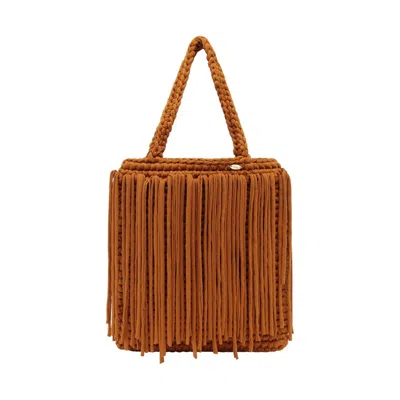 Gunes Swim Women's Burnt Orange Fringe Bag