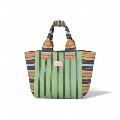 Gunes Swim Women's Green / Blue Clover Bundle Tote In Multi