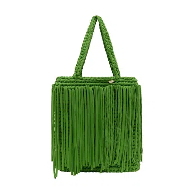 Gunes Swim Women's Green Lime Fringe Tote