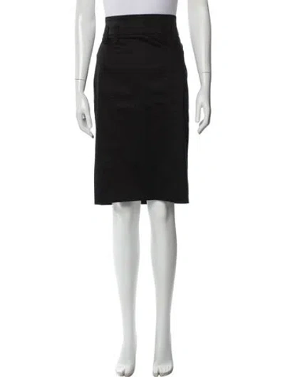 Pre-owned Gunex Knee-length Skirt In Gray