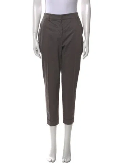 Pre-owned Gunex Straight Leg Pants In Gray