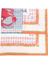 Gunia Crawfish Silk Scarf In Neutrals