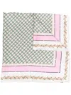 Gunia Graphic-print Silk Scarf In Pink
