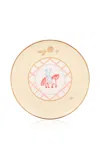 Gunia Project Horseman Plate With Flowers In Multi