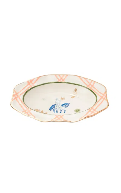 Gunia Project Horseman Plate With Stars In Multi
