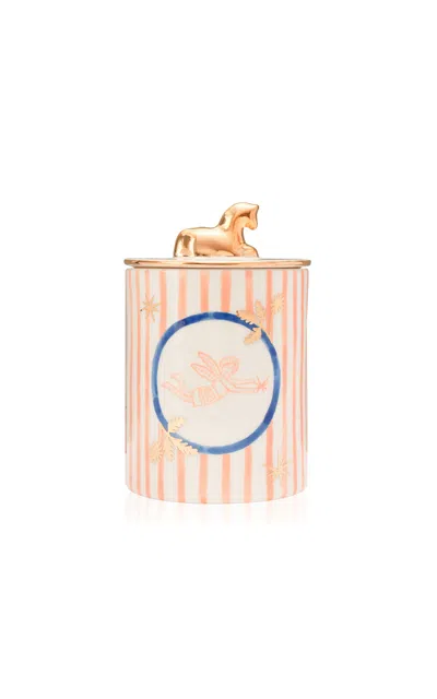 Gunia Project Horseman Sugar Bowl In Pink In Multi