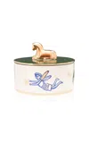 Gunia Project Konyk Sugar Bowl With Flowers In Multi