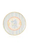 Gunia Project Unicorn Plate In Blue In Multi
