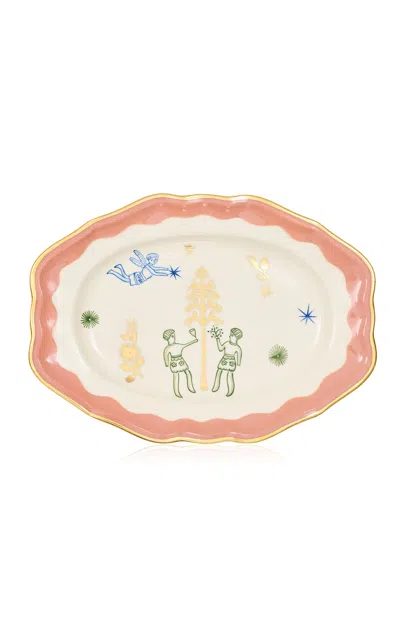 Gunia Project Vechornytsi Ornate Plate In Multi