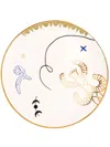 Gunia Project Vesna Round Plate In Neutrals