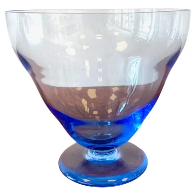 Pre-owned Gunilla Jung Glass Bowl By  For Karhula, Finland 1930´s In Gray