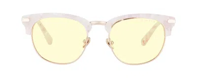 Gunnar Donutella Blue-light Block Women's Glasses, Gold, Size 53