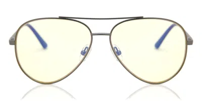 Gunnar Maverick Blue-light Block Men's Glasses, Grey, Size 57 In Gray